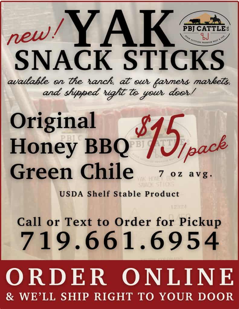 Yak Snack Stick order online Pop Up